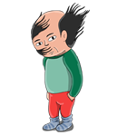 ハゲおじさん（個別スタンプ：8）