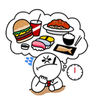 サラリーマン、ムーン係長（個別スタンプ：25）