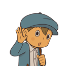 レイトン（レイトン教授と超文明Aの遺産）（個別スタンプ：14）