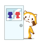 ラスカルと世界名作劇場（個別スタンプ：23）