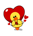 集まれ！サリー・レナード・エドワード（個別スタンプ：2）