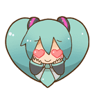 初音ミク みんないっしょ♪（個別スタンプ：1）