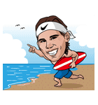 Rafa Nadal（ラファエル・ナダル）（個別スタンプ：30）