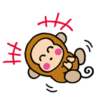 おさるのもんきち（個別スタンプ：10）