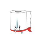 トイレットペーパーマン！（個別スタンプ：14）
