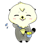 ラッコのらったん（個別スタンプ：34）