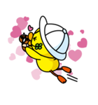 四葉アヒルのペロリネ（個別スタンプ：1）