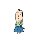顔が米みたいな武士（個別スタンプ：2）