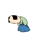 顔が米みたいな武士（個別スタンプ：21）