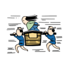顔が米みたいな武士（個別スタンプ：26）