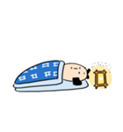 顔が米みたいな武士（個別スタンプ：29）