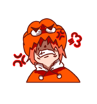 眼鏡のかぼちゃん（個別スタンプ：3）
