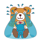 BEAR GIRL（個別スタンプ：12）