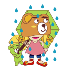 BEAR GIRL（個別スタンプ：17）