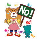 BEAR GIRL（個別スタンプ：27）
