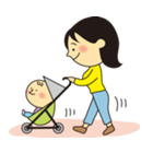 Mom ＆ Baby's Diary（個別スタンプ：10）