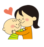 Mom ＆ Baby's Diary（個別スタンプ：37）