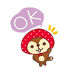 きれいずきん生活 おきらく毎日（個別スタンプ：3）