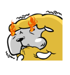 Eat All Day Sheep（個別スタンプ：10）