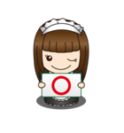 ほっこりメイドさん（個別スタンプ：27）