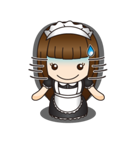 ほっこりメイドさん（個別スタンプ：29）