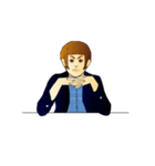 Mr. Blue（個別スタンプ：21）