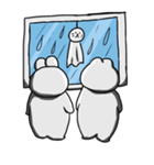 いぬとうさぎ 夏休み（個別スタンプ：24）