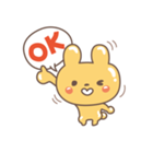 ぷるぷるうさぎ（個別スタンプ：4）