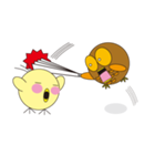 丸顔くん 第一弾 フクロウくん（個別スタンプ：40）