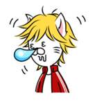 脱力系ネコ男子「ねこ川くん」（個別スタンプ：4）