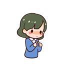 COLORFULカーディガンGIRLS（個別スタンプ：38）
