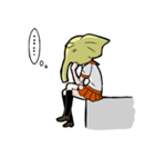 アニマル女子高生（個別スタンプ：7）