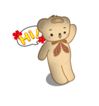 Hage Kuma  Pururun (English Ver.)（個別スタンプ：6）
