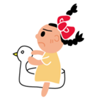 あかリボンちゃん（個別スタンプ：34）