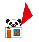 丸顔くん 第4弾 ブタパンダ（個別スタンプ：36）