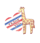 どうぶつさんたちのハッピースタンプ（個別スタンプ：34）