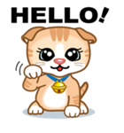 かわいい猫のスタンプ（個別スタンプ：1）