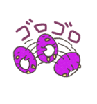 むらさきペンギン（個別スタンプ：23）