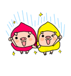 ふたごのBUTAGO（個別スタンプ：10）