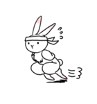 うさぎのモロモロ（個別スタンプ：22）