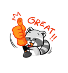 Rakkun : The Frisky Raccoon（個別スタンプ：6）