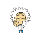 Dr.Einstein is struggling in his lab（個別スタンプ：17）