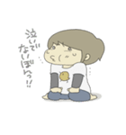 がんばりません。ひよこさん＋アキ（個別スタンプ：13）