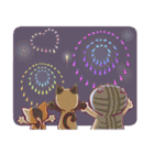 夏ニャゴス(英語版)（個別スタンプ：16）