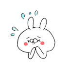 しろうさぎ（個別スタンプ：17）