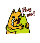 Creepy Cat MUNEZO (English ver.)（個別スタンプ：22）