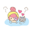 ゾンビーナとクロ。（個別スタンプ：5）