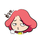 Belle-Pink girl（個別スタンプ：25）