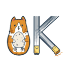 ヒヨコブロックとくりまろ君（なかよし編）（個別スタンプ：5）