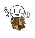 恥ずかしがり屋の「みのむし」さん。（個別スタンプ：39）